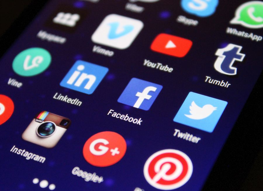 Digital marketing on smartphone