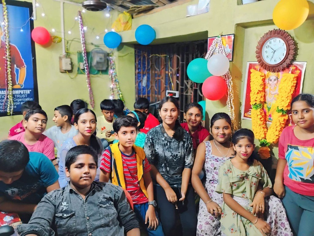 Students at institute celebration